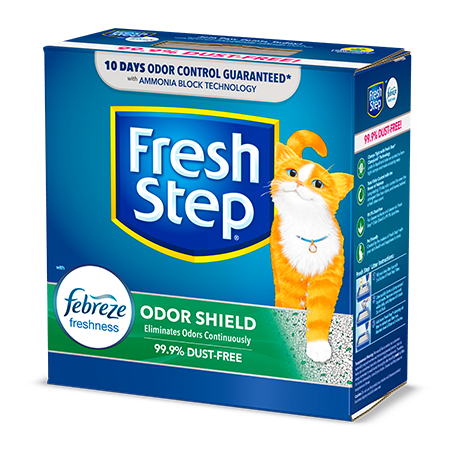 ODOR SHIELD SCENTED LITTER WITH THE POWER OF FEBREZE