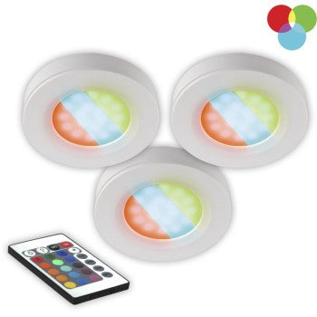 Bazz U00073RG 3pk Led Color Puck