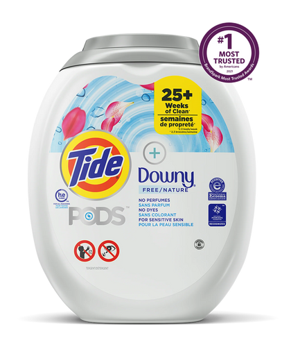 Tide PODS® Plus Downy Free Laundry Detergent Pacs 15 Count