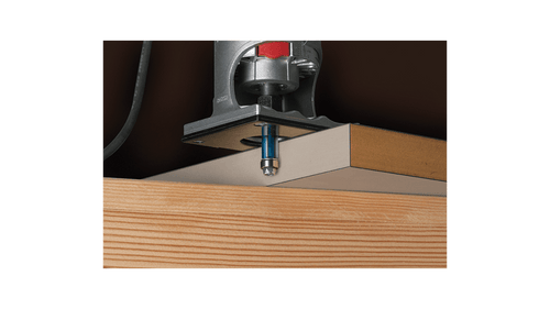 Bosch 1/2 In. x 1-3/16 In. Carbide Tipped 2-Flute Pilot Panel Bit