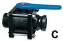 Norwesco Bolted Ball Valves 2 Full Port M x M Coupler