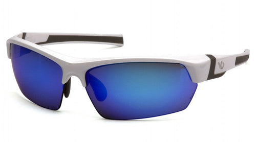 Pyramex Venture Gear Tensaw Gear Ice Blue Mirror Anti-Fog Lens with White/Gray Frame