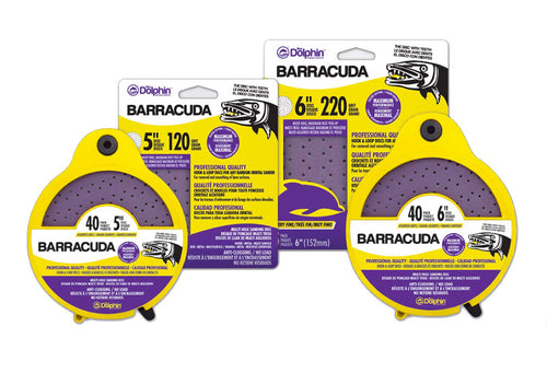 Linzer Blue Dolphin Barracuda Hook & Loop No Load Discs 5 Multi-Hole 60 Grit (5 Pack)