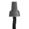 NSI Industries WWC-G-C Easy-Twist Winged Wire Connector, Standard Type, 18-8 AWG Wire Range, 600V, Grey - 50 Count