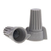 NSI Industries WWC-G-C Easy-Twist Winged Wire Connector, Standard Type, 18-8 AWG Wire Range, 600V, Grey - 50 Count