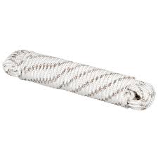 Mibro KingCord Polyester Dia.Braid 1/4 X 50 White/Gray