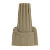 NSI Industries WWC-T-C Easy-Twist Winged Wire Connector, Standard Type, 22-8 AWG Wire Range, 300V, Tan - 100 Count