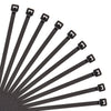 NSI Industries 181750 17.75-in Black UV Weather Resistant Cable Ties, 175 lb Tensile Strength - 50 Count