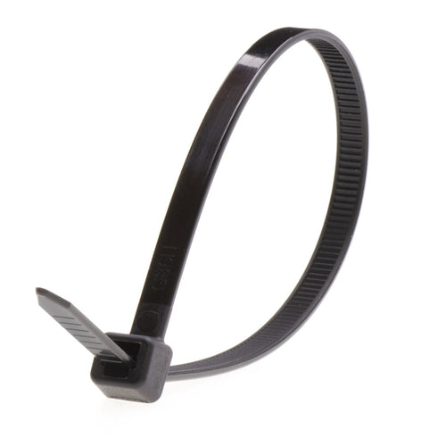 NSI Industries 181750 17.75-in Black UV Weather Resistant Cable Ties, 175 lb Tensile Strength - 50 Count