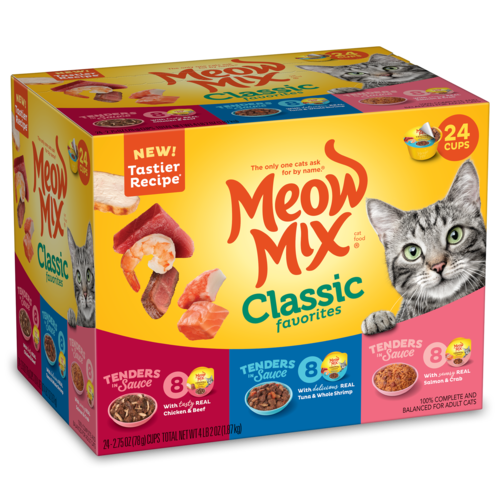 Meow Mix Classic Favorites Variety Pack
