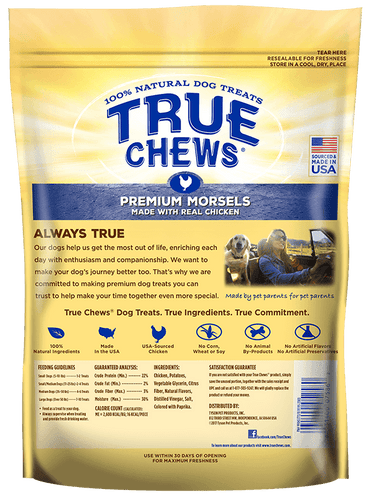 True Chews Premium Morsels Chicken Dog Treats