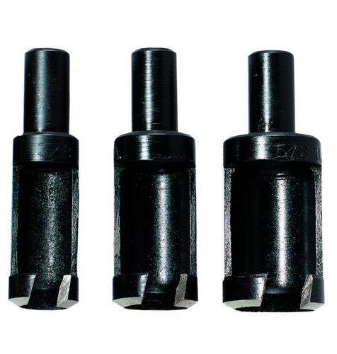 General Tools S31 Plug Cutter 3-Piece Set with 3/8-Inch, 1/2-Inch & 5/8-Inch Diameter Bits