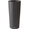 VISTA PLANTER ROUND RESIN WICKER W PLASTIC LINER
